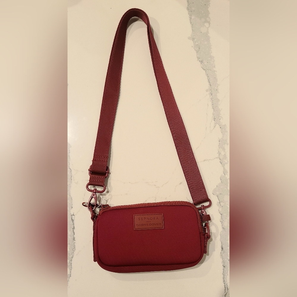 Dagne Dover X Sephora Limited Edition Mara Phone Sling Burgundy Red - Picture 8 of 16
